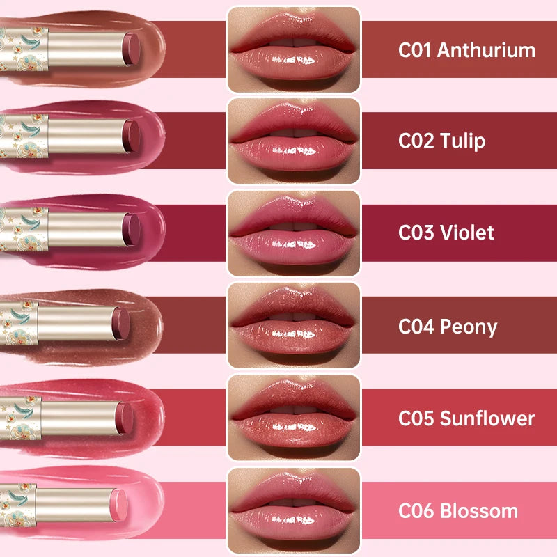CATKIN GLOSSY LIP BALM, 6 Vibrant Colors Moisturize Protect & Soothe, for Halloween Cosplay & Party Lip Looks