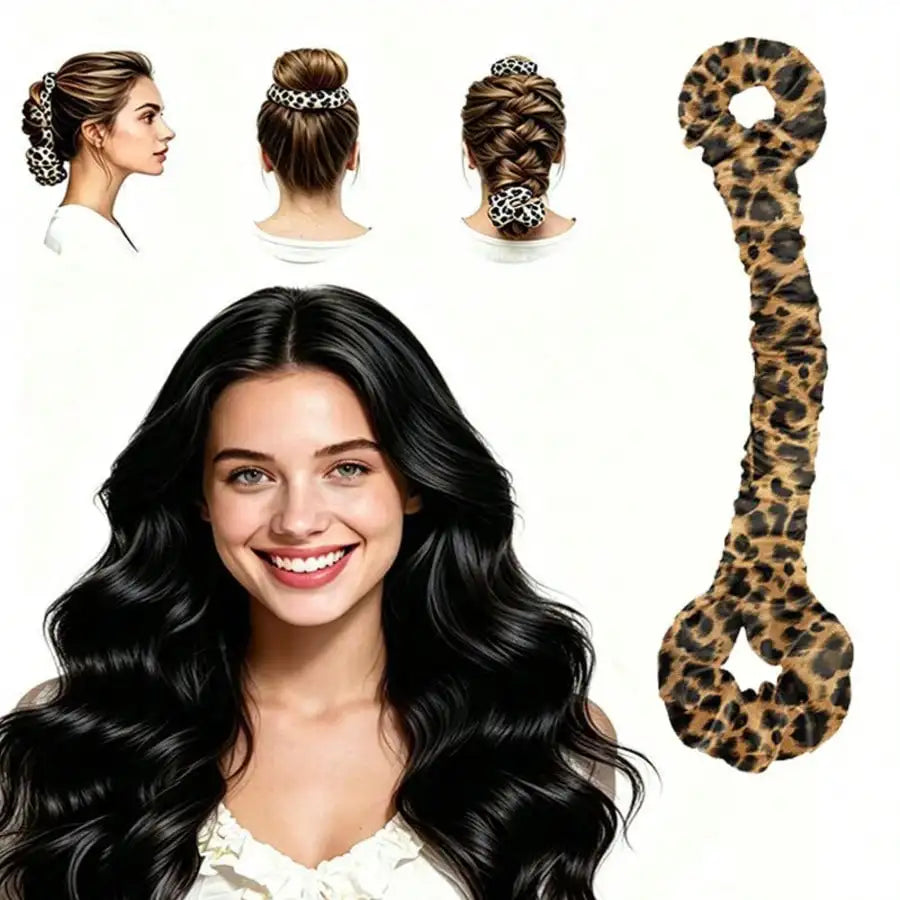 OvernightGlow™ Curler 🌙 — Soft Satin, Perfect Morning Hair