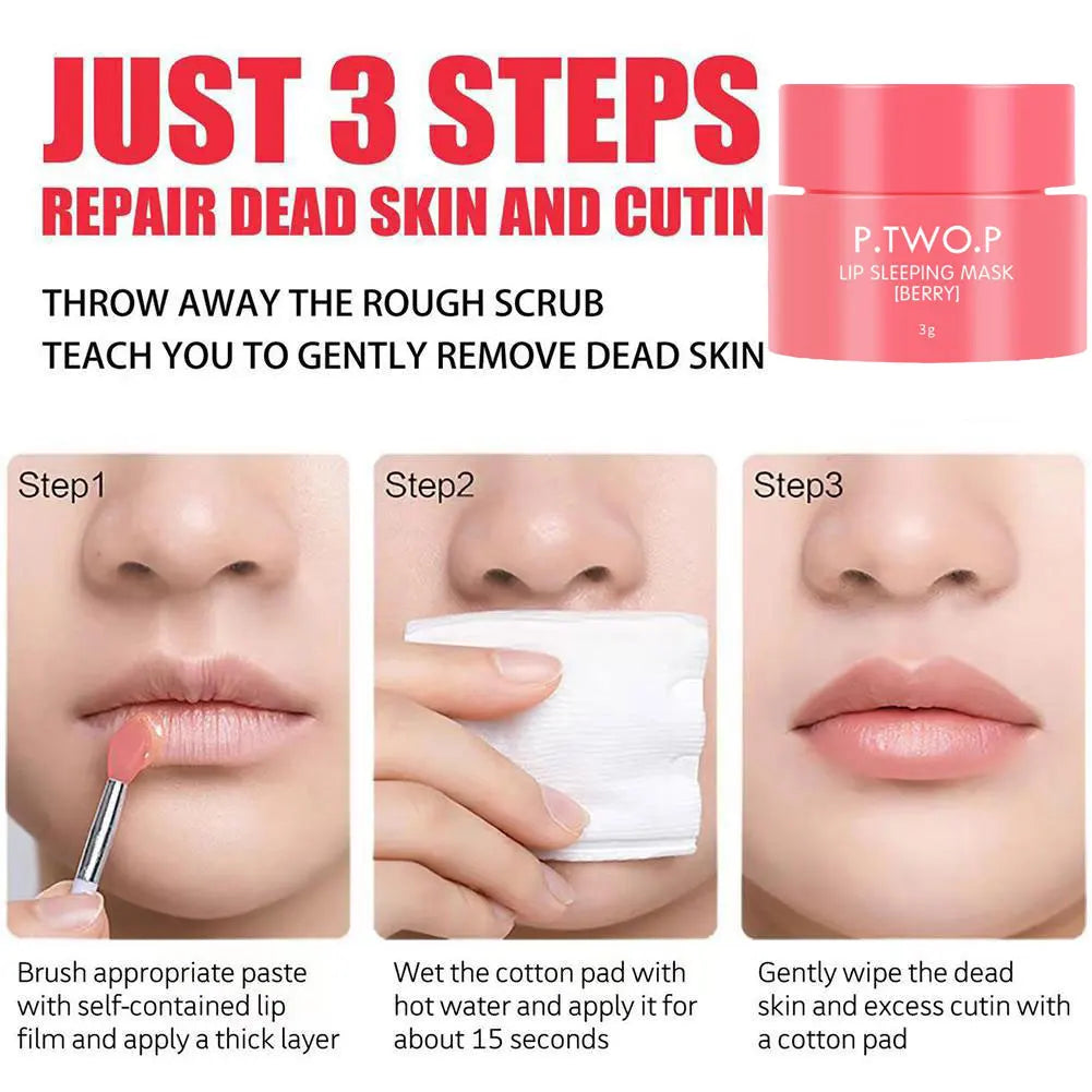 Jelly Lip Balm Fruite Fragrance Moisturizing Lip Gloss Mask Base Makeup Fades Lips Lines Anti-Cracking For Lip Care Lipstick