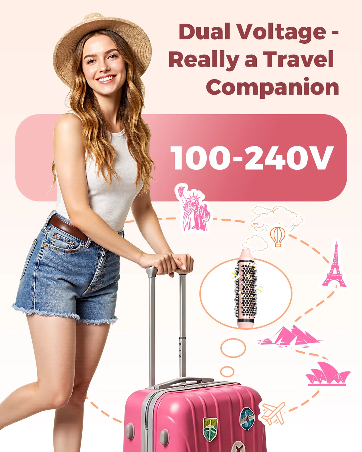 Infrared Hair Styler – Faster Drying, Healthier Shine!