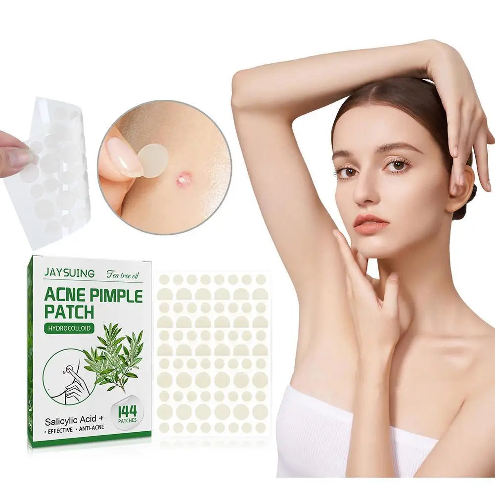 ClearSkin Hydrocolloid Acne Patches – Invisible & Healing