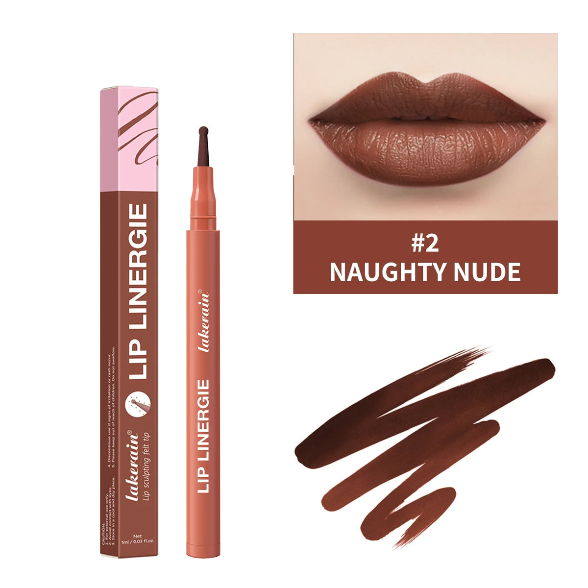 Waterproof Lip Liner Stain Lip Lingerie Long Lasting 8 Colors Transfer Proof Smudge Resistant Color No Bleed Formula  Cosmetics