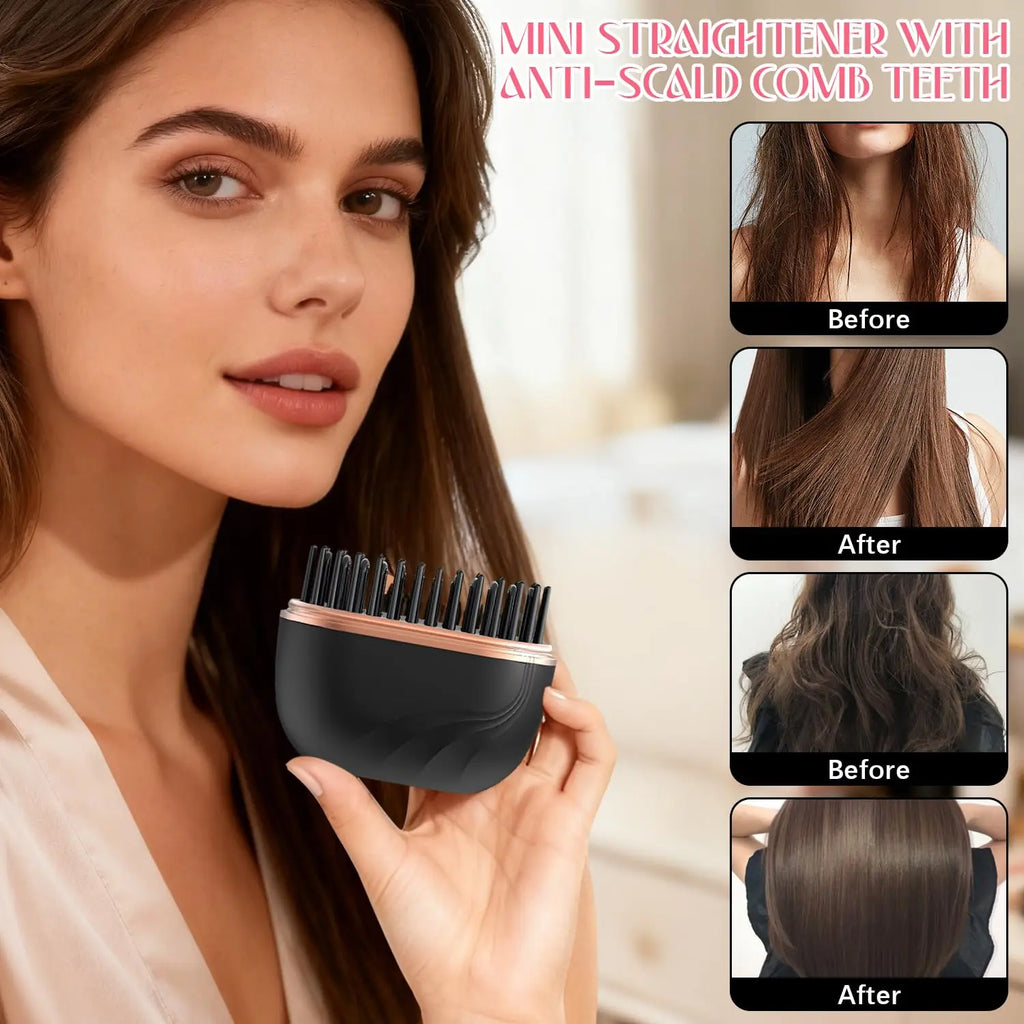 StyleGo Cordless 2-in-1 Straightener & Comb