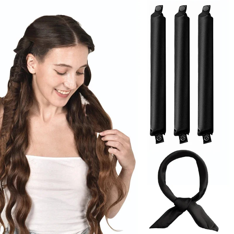 CurlDream™ Heatless Curler ✨ — Wake Up to Perfect Curls