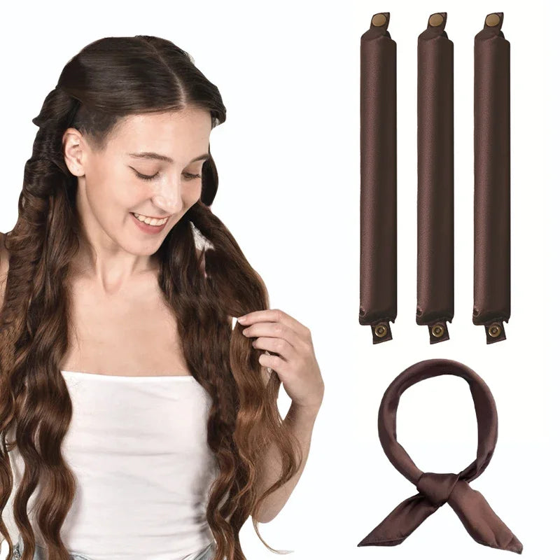 CurlDream™ Heatless Curler ✨ — Wake Up to Perfect Curls