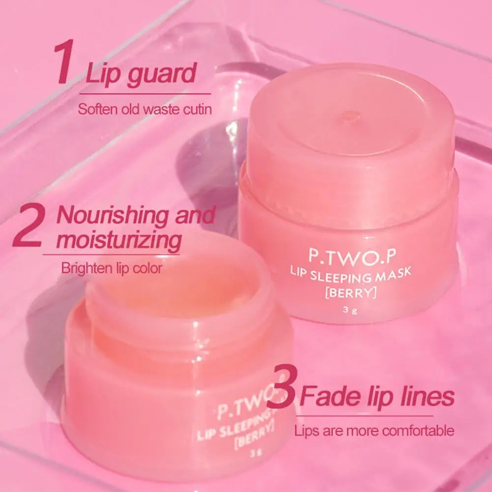 Jelly Lip Balm Fruite Fragrance Moisturizing Lip Gloss Mask Base Makeup Fades Lips Lines Anti-Cracking For Lip Care Lipstick