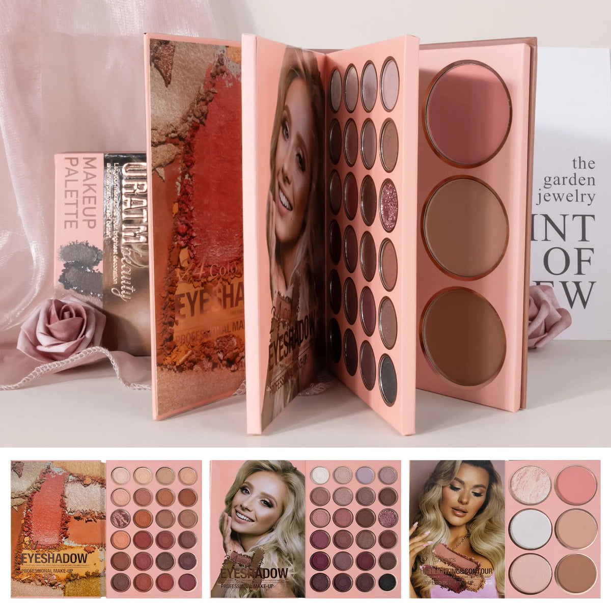 GlamBook™ – 67 Pro Shades in One Stunning Palette 📖