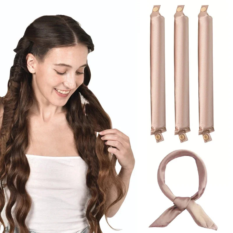 CurlDream™ Heatless Curler ✨ — Wake Up to Perfect Curls