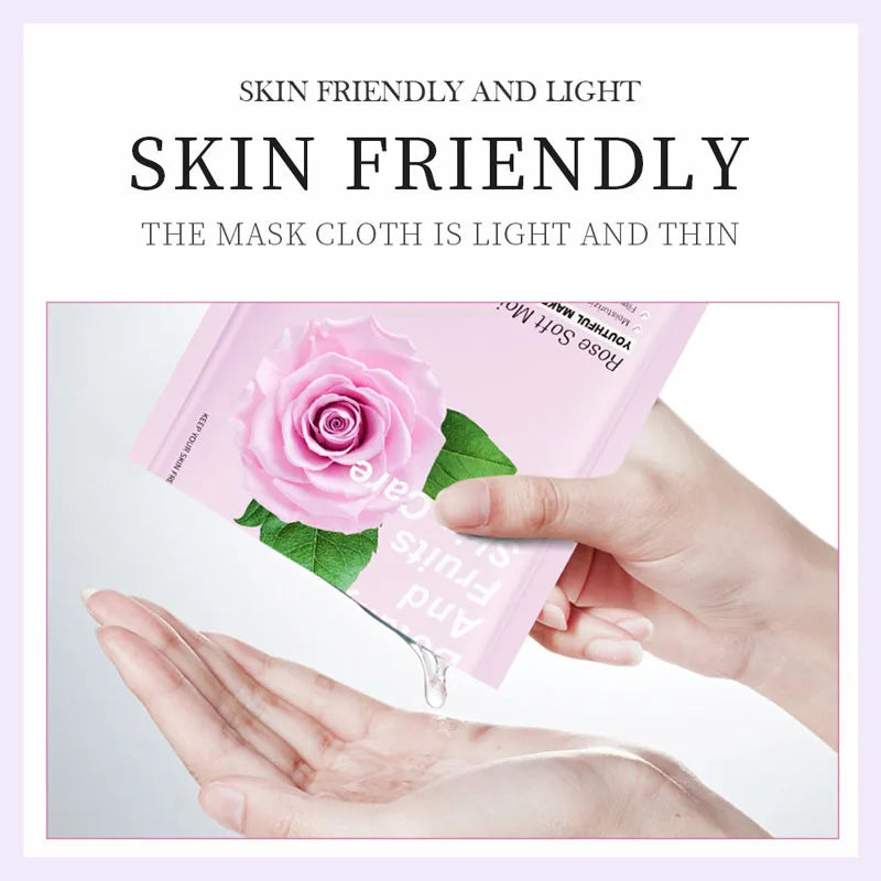 20pcs Hydrating And Moisturizing Face Masks, 5 Kinds Of Mixed Packs, Moisturizing And Hydrating, Containing Hyaluronic Acid And Vitamin C, Make Facial Skin More Delicate, Smooth, And Hydrated, Portable For Travelling/Valentines Day/Mothers Day